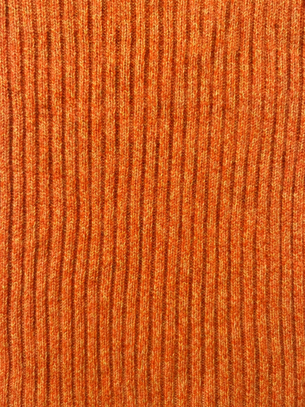 Sweetheart Ribbed Knit Dress ( Orange )