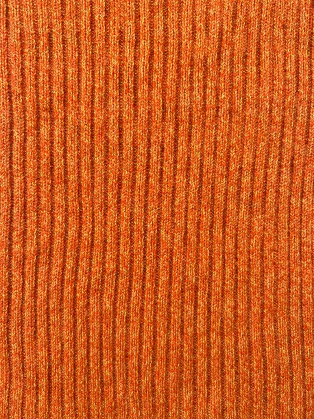 Sweetheart Ribbed Knit Dress ( Orange )