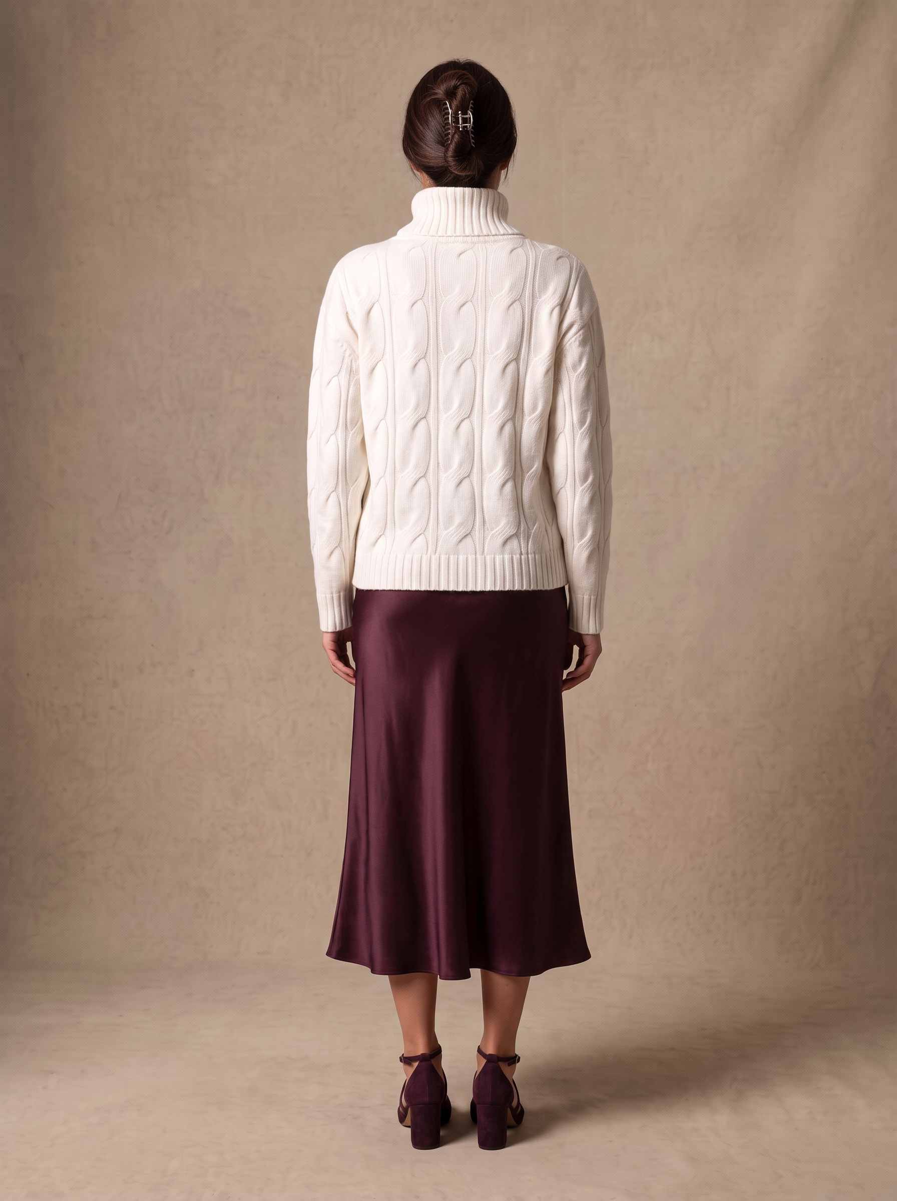 Cashmere Signature Rollneck (Ivory)