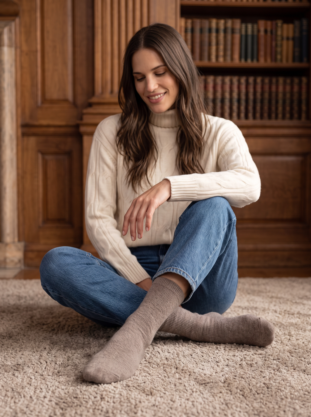 Cashmere Socks (Camel)