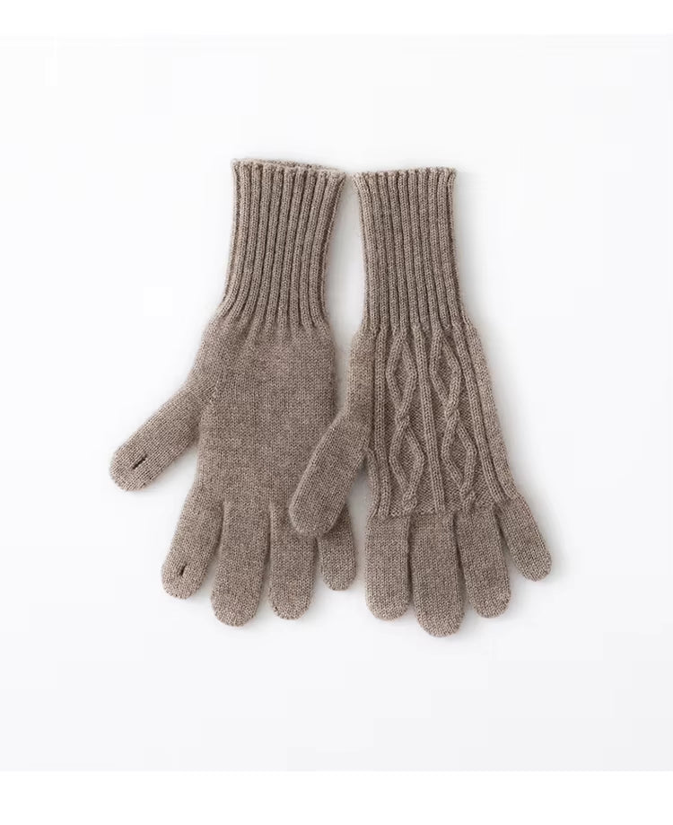 Cashmere Gloves (Camel)